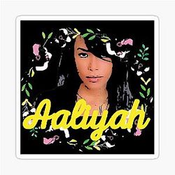 Aaliyah Sticker