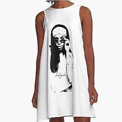 Iconic Tribute: Timeless R&B Legend A-Line Dress