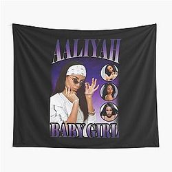 Iconic Aaliyah Tribute: Timeless R&B Legend Tapestry