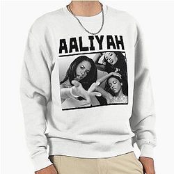 Iconic Aaliyah Tribute: Timeless R+B Legend Pullover Sweatshirt
