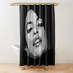 Iconic Aaliyah Tribute: Timeless R&B Legend Shower Curtain