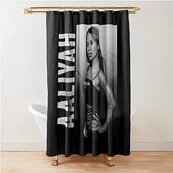 Iconic Aaliyah Tribute: Timeless Legend R&B Shower Curtain