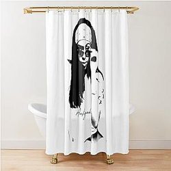 Iconic Aaliyah Tribute Timeless R&B Legend Shower Curtain