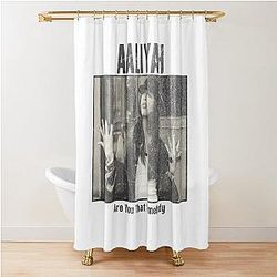 Iconic Aaliyah Tribute: Timeless R&B Legend Shower Curtain