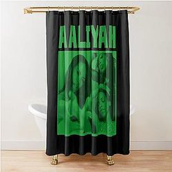 Iconic Aaliyah Tribute: Timeless R&B Legend Shower Curtain