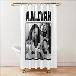 Iconic Aaliyah Tribute: Timeless R&B Legend Shower Curtain