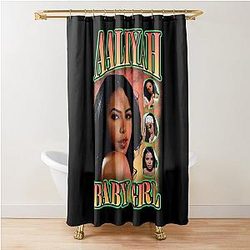Iconic Aaliyah Timeless R&B Legend Shower Curtain