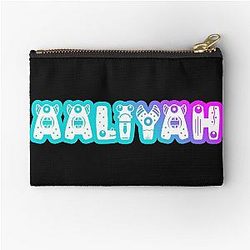 Aaliyah Name Cute Monster Zipper Pouch