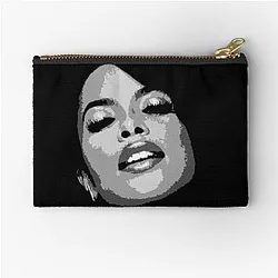 Iconic Aaliyah Tribute: Timeless R&B Legend Zipper Pouch