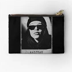 Iconic Aaliyah Tribute: Timeless R&B Artist Zipper Pouch
