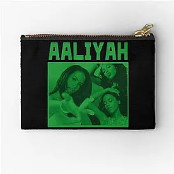 Iconic Aaliyah Tribute: Timeless R&B Legend Zipper Pouch