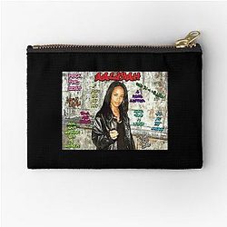 Iconic Aaliyah Tribute: Timeless R&B Legend Pouch