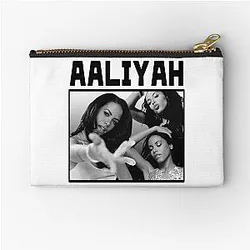 Iconic Aaliyah Tribute: Timeless R&B Legend Zip Pouch