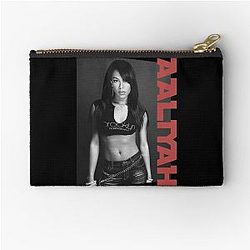 Iconic Aaliyah Tribute: Timeless R&B Legend Zipper Pouch
