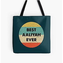 Aaliyah All Over Print Tote Bag