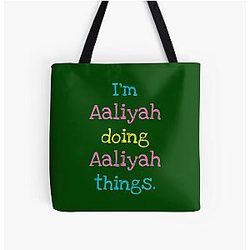 Aaliyah All Over Print Tote Bag