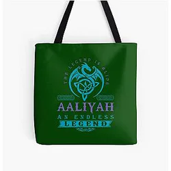 Aaliyah All Over Print Tote Bag