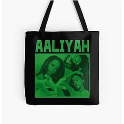 Iconic Aaliyah Tribute: Timeless R&B Legend Tote Bag