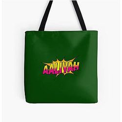 Aaliyah Classic All Over Print Tote Bag