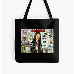 Iconic Aaliyah Tribute: Timeless R&B Legend Tote Bag