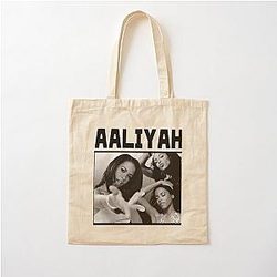 Iconic Aaliyah Tribute: Timeless R&B Legend Cotton Tote Bag