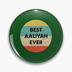 Aaliyah Name Pin