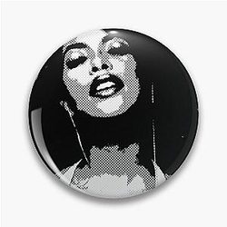 Iconic Aaliyah Tribute: Timeless R&B Legend Pin