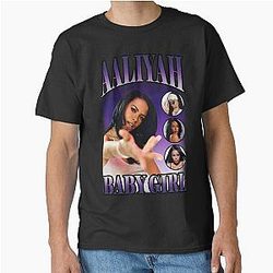 Aaliyah Baby Girl Classic Purple Vintage T-Shirt