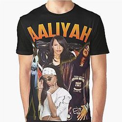 Aaliyah Old School Graphic T-Shirt