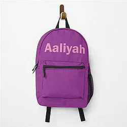 Aaliyah Name Pink Backpack