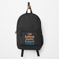Aaliyah Funny Retro Name Backpack