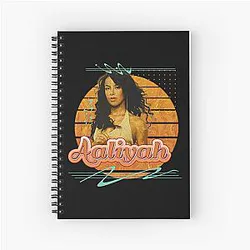 Iconic Aaliyah Tribute: Timeless R&B Legend Notebook