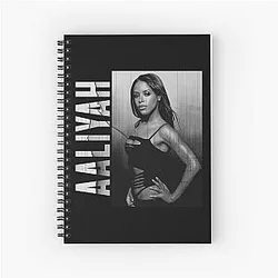 Iconic Aaliyah Tribute: Timeless R & B Legend Notebook