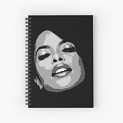 Iconic Aaliyah Tribute Timeless R&B Legend Spiral Notebook