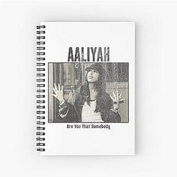 Iconic Aaliyah Tribute: Timeless R&B Legend Notebook