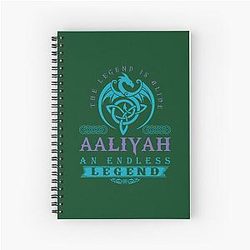 aaliyah Spiral Notebook