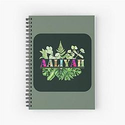 Aaliyah Spiral Notebook