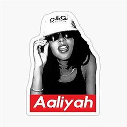 Iconic Aaliyah Timeless R&B Legend NON Sticker
