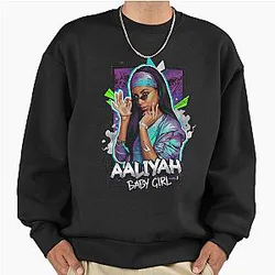 Aaliyah 2000s Icon Art Sweatshirt