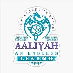 Aaliyah Sticker