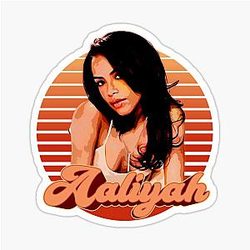 Iconic Aaliyah Tribute: Timeless R B Legend Sticker
