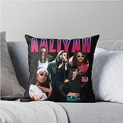 Aaliyah Throw Pillow