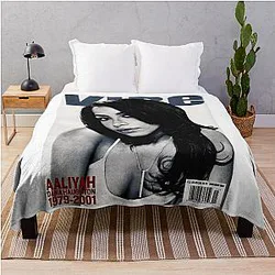 Aaliyah Adored Throw Blanket