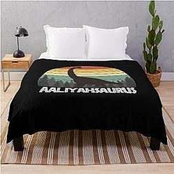 Aaliyah Saurus Throw Blanket