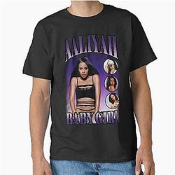 Aaliyah Baby Girl Purple Classic T-Shirt
