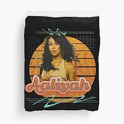 Iconic Aaliyah Tribute: Timeless R&B Legend Duvet Cover