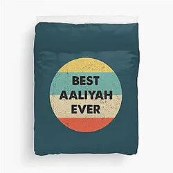 Aaliyah Name Duvet Cover