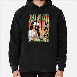 Aaliyah Baby Orange Vintage Pullover Hoodie