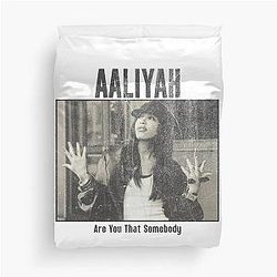Iconic Aaliyah Tribute: Timeless R&B Legend Duvet Cover