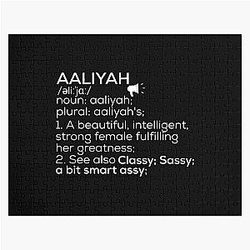 Iconic Aaliyah Tribute Timeless R&B Legend Jigsaw Puzzle